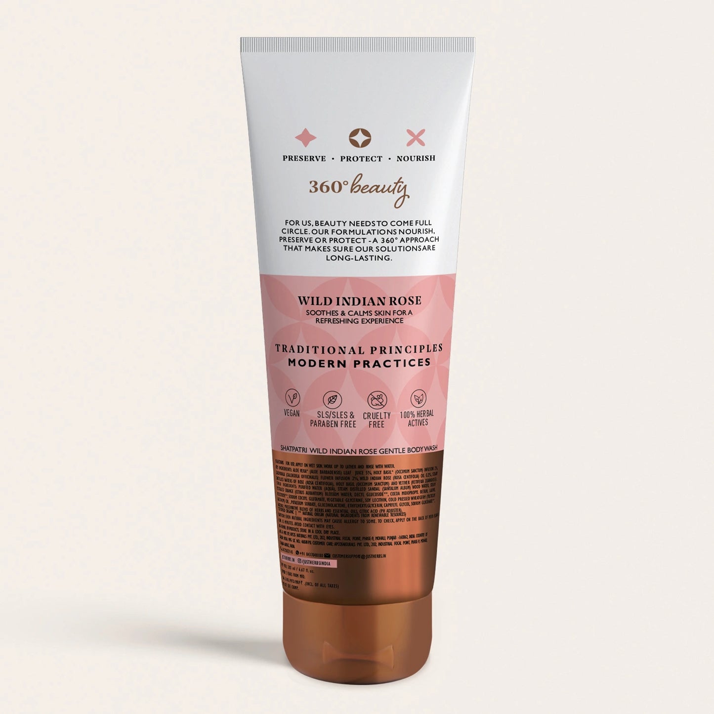 Wild Indian Rose Body Wash 200 ml