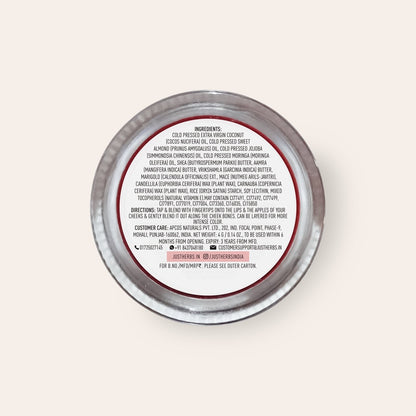 Nourishing Lip and Cheek Tint (Pack of 2): Pale Pink and Brick Red