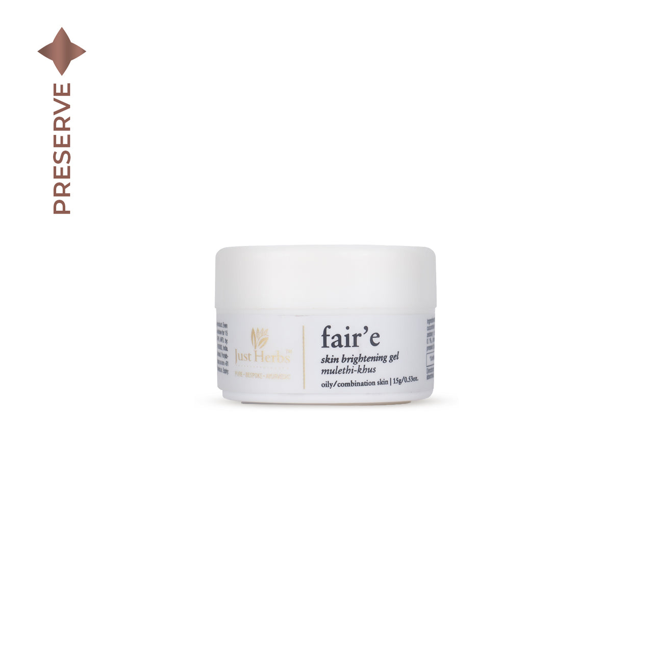 Fair'e Mulethi-Khus Skin Brightening Gel -60g