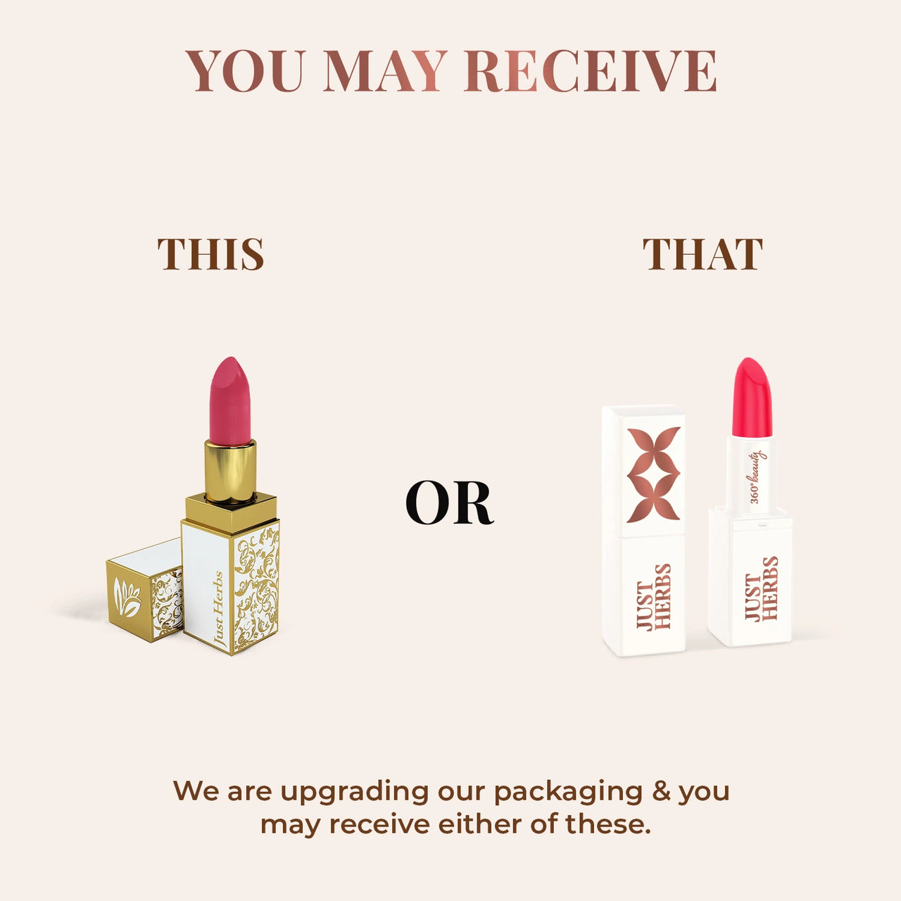 just Herbs Herb Enriched Ayurvedic Lipstick - Half Size