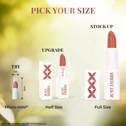 Herb Enriched Ayurvedic Lipstick Micro-Mini Kit:16 shades