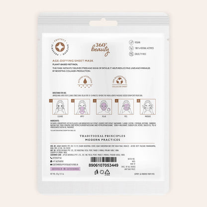 Just Herbs Plantbased Retinol+Liquorice Sheet Mask