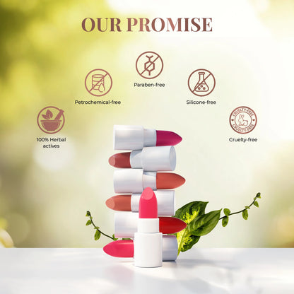 Herb Enriched Ayurvedic Lipstick Micro-Mini Kit:16 shades