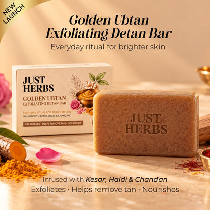 Golden Ubtan Exfoliating Detan Bar