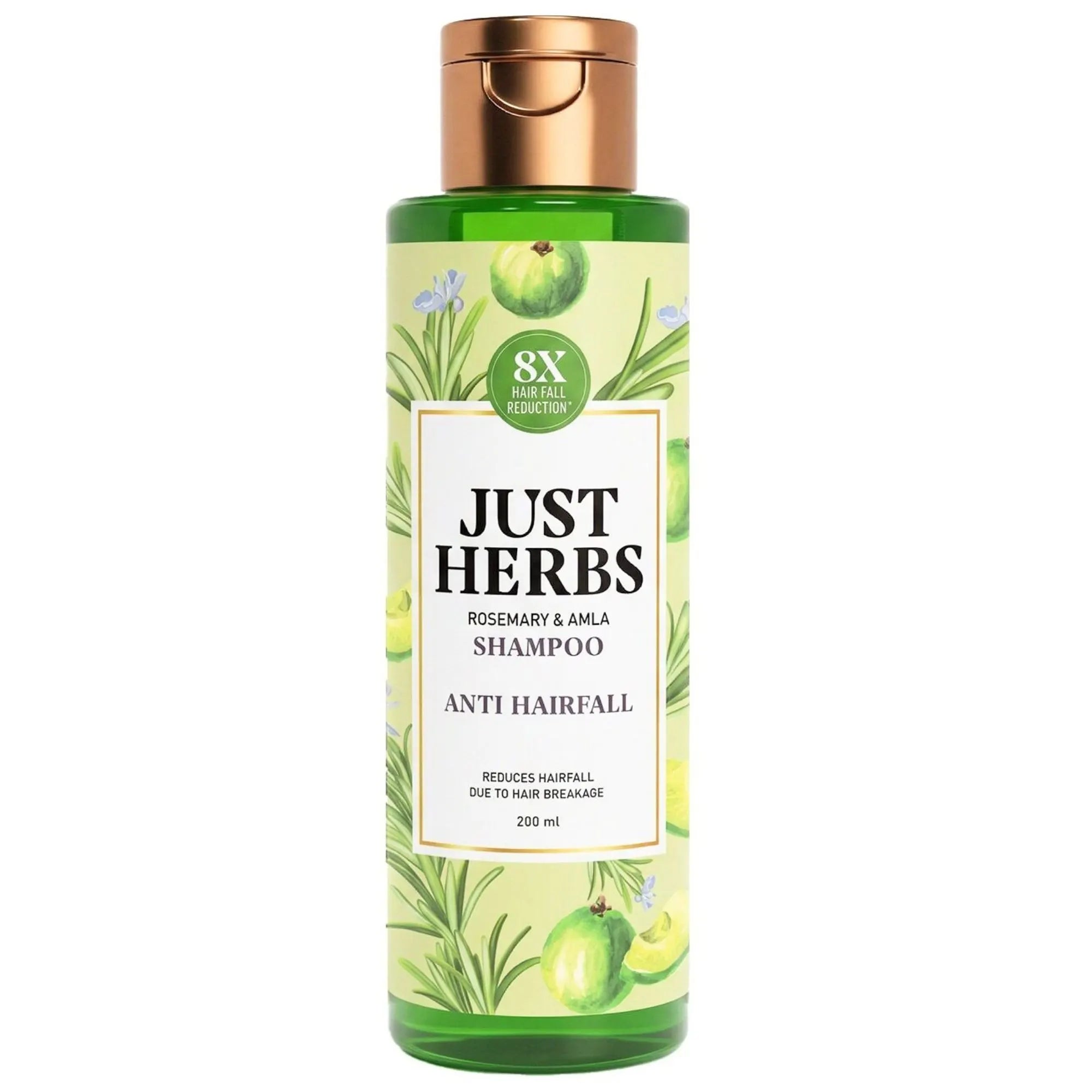 Just-Herbs-india Anti Hairfall Shampoo | Rosemary, Amla & 12 Herbs