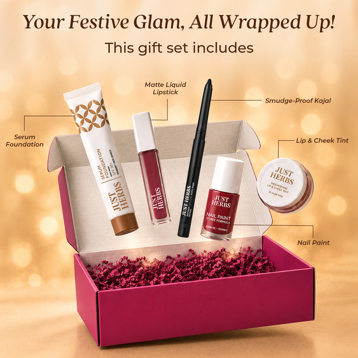 Festive Makeup Gift Set for Women