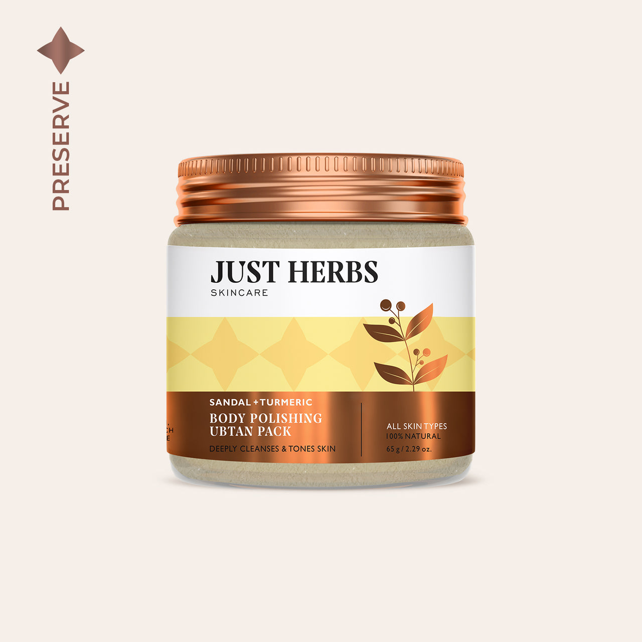 Body Polishing Ubtan Pack - Sandal and Turmeric