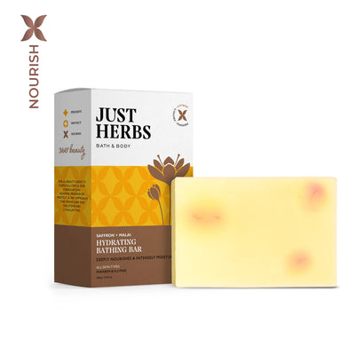 Hydrating Bathing Bar with Saffron and Malai