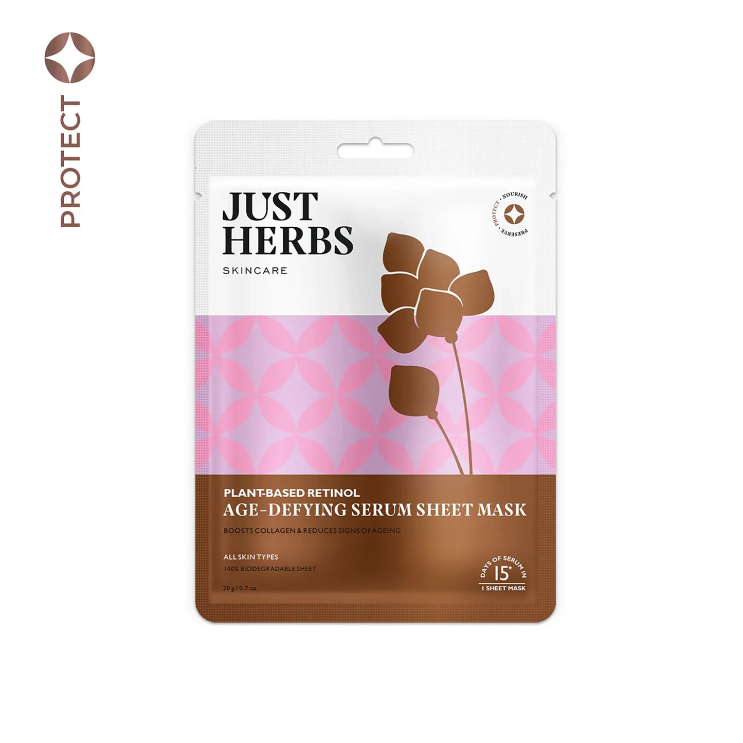 Just Herbs Plantbased Retinol+Liquorice Sheet Mask