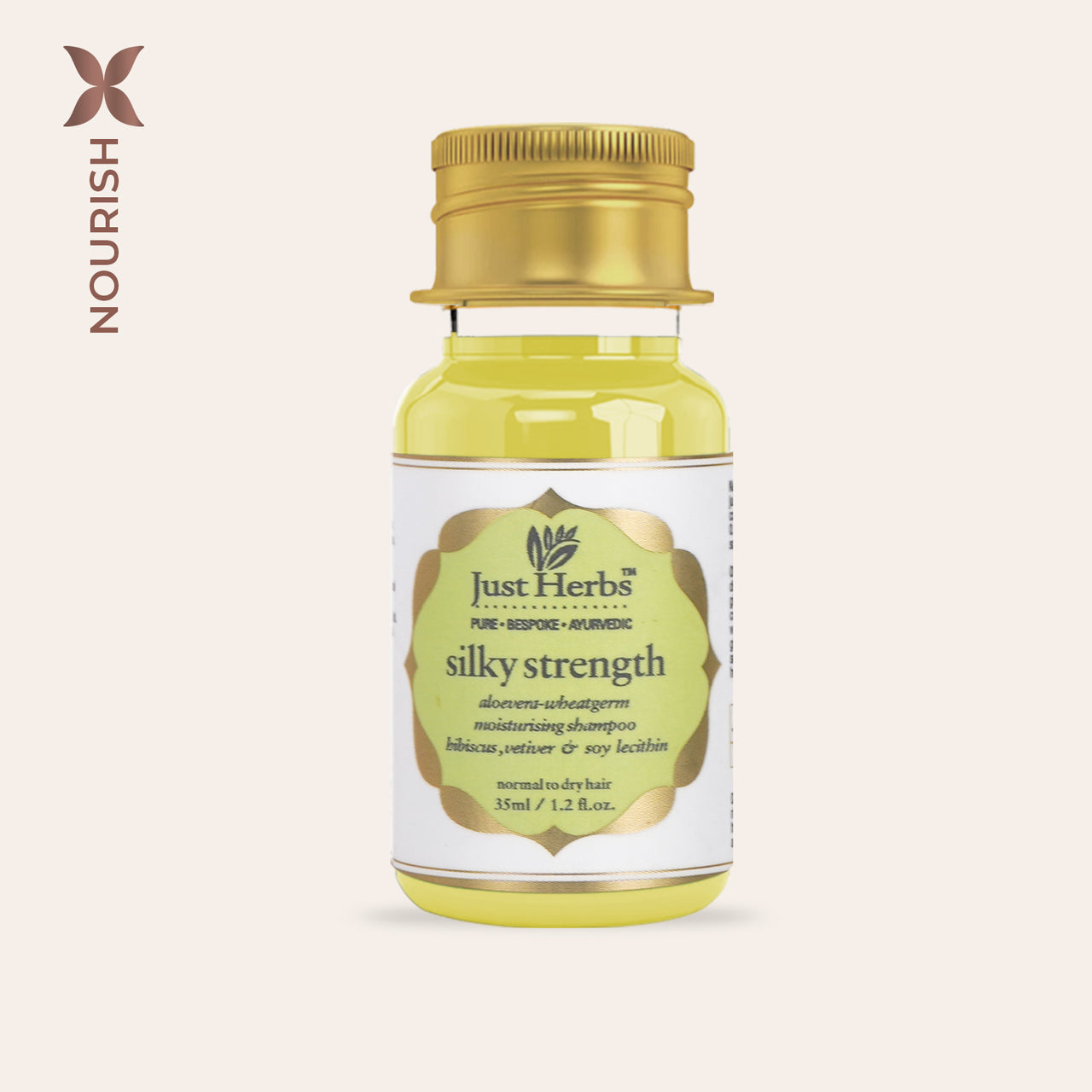 Silky Strength Aloevera-Wheatgerm Moisturising Shampoo 35ml