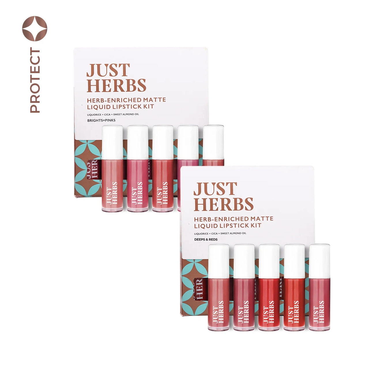 Herb-enriched Matte Liquid Lipstick Combo: Deeps & Reds + Brights & Pinks