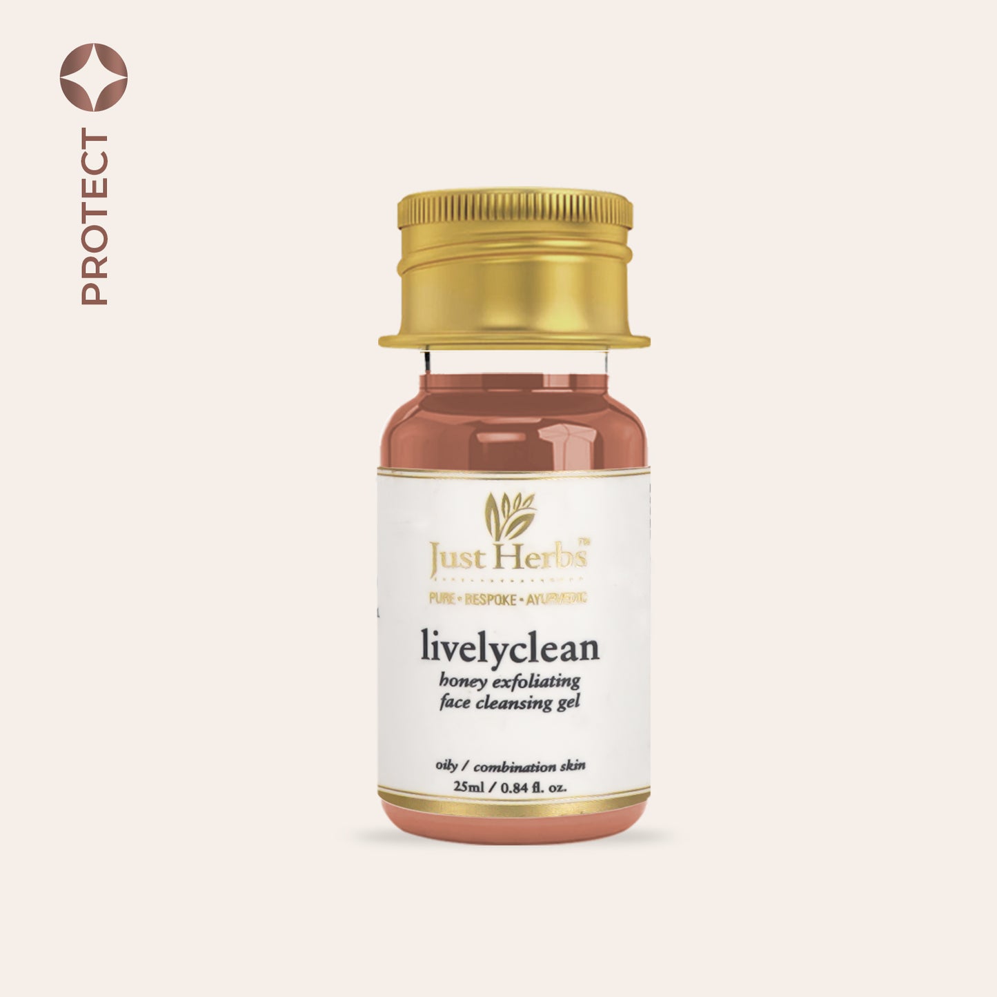 Livelyclean Honey Exfoliating Face Cleansing Gel 25 ml