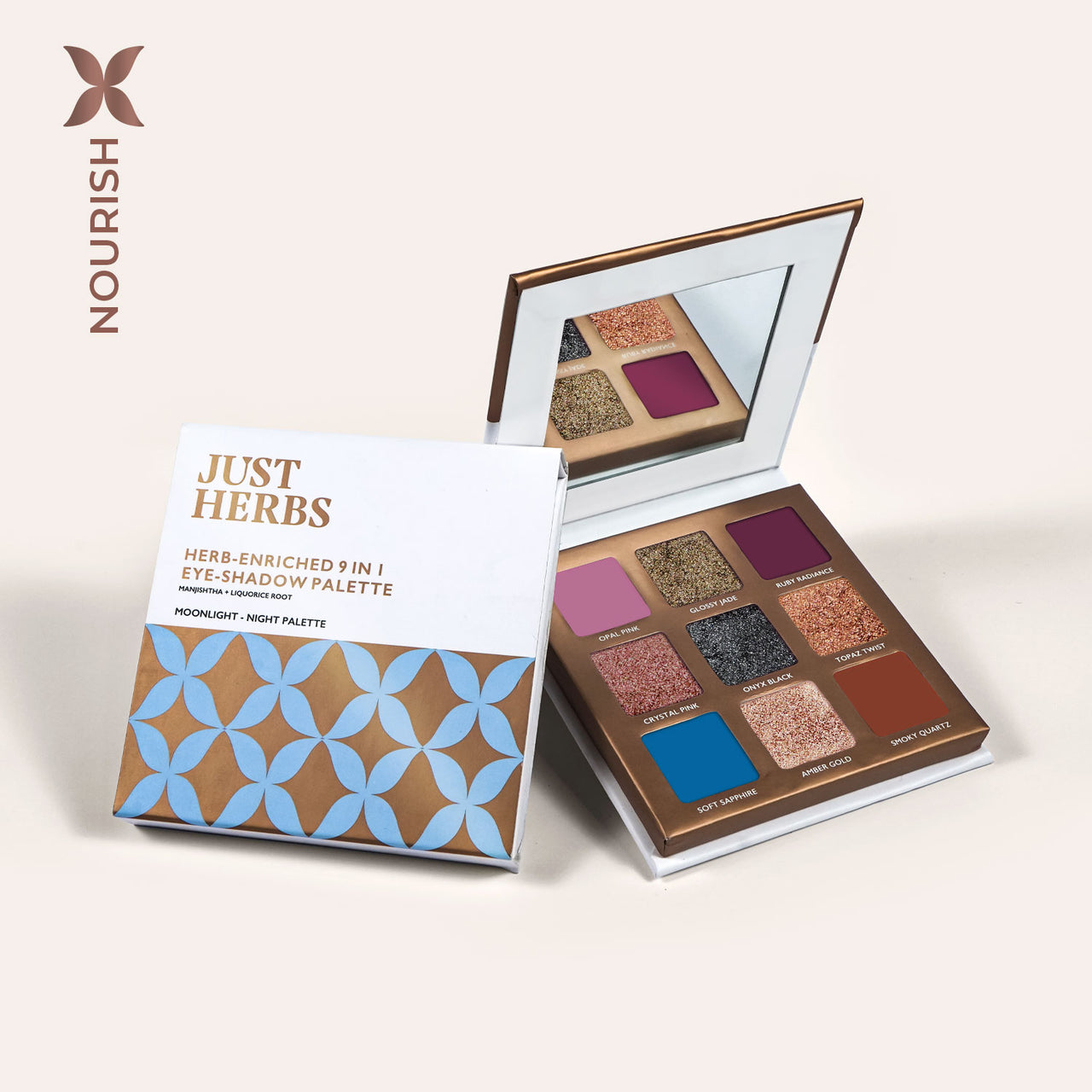 Just Herbs Herb-Enriched 9 in 1 Eyeshadow Palette (Available in 2 Variants)