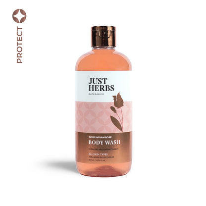 Shatpatri Wild Indian Rose - Gentle Body Wash 300ml