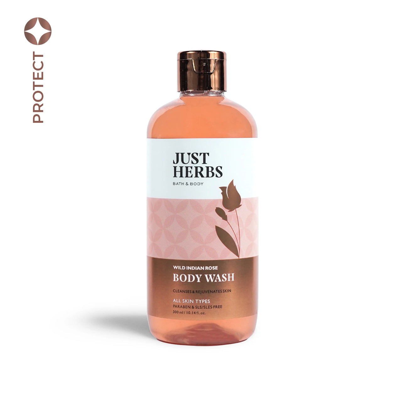 Wild Indian Rose Body Wash: 300 ml