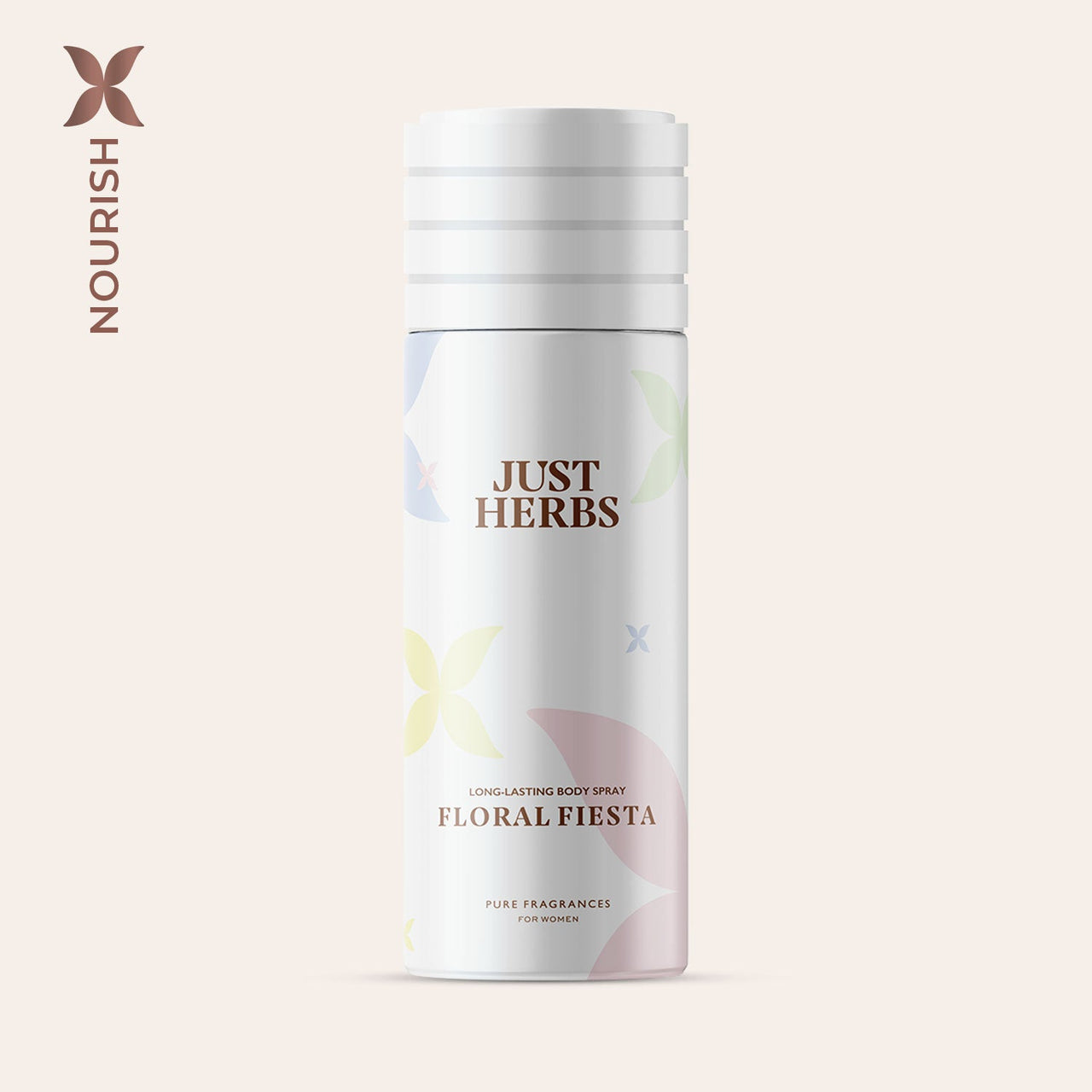 Long Lasting Floral Fiesta Deodorant Body Spray For Women - Just Herbs