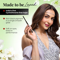 Thumbnail for Naynam Day-long Kohl Kajal – Deep Black| Cyclosiloxane-Free