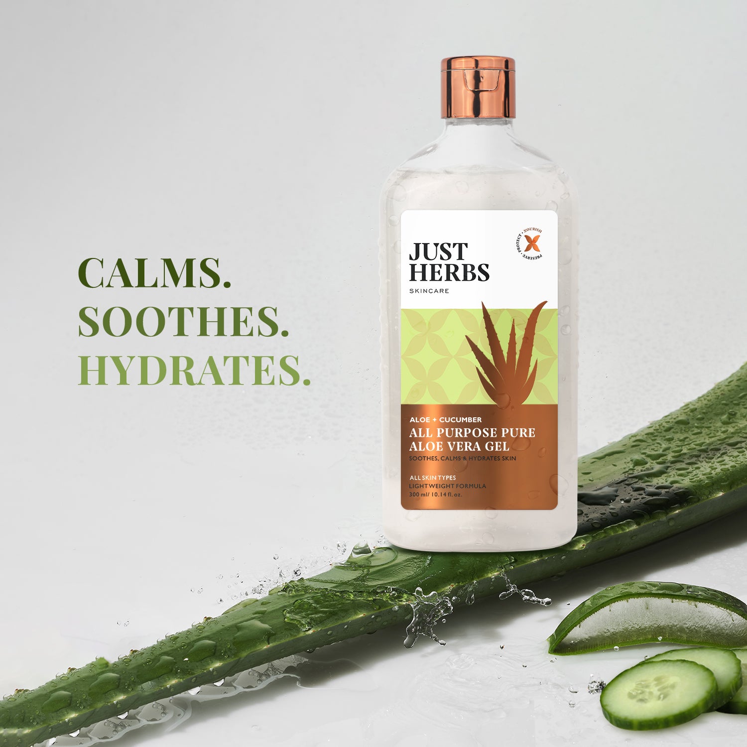 

All Purpose Pure Aloe Vera Gel with Aloe & Cucumber