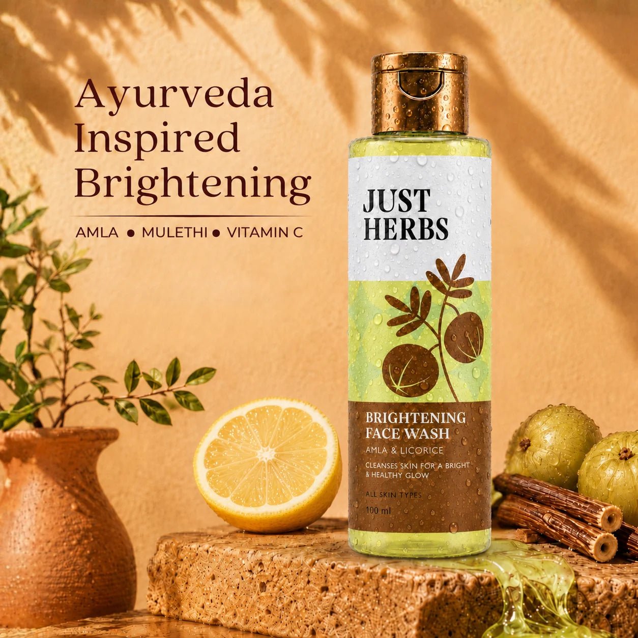 Brightening Face Wash - Vitamin C Amla & Liquorice Root 1