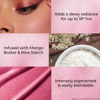 Strawberry Dip: Halo Glow Blush Drops with Mango Butter & Rice Starch