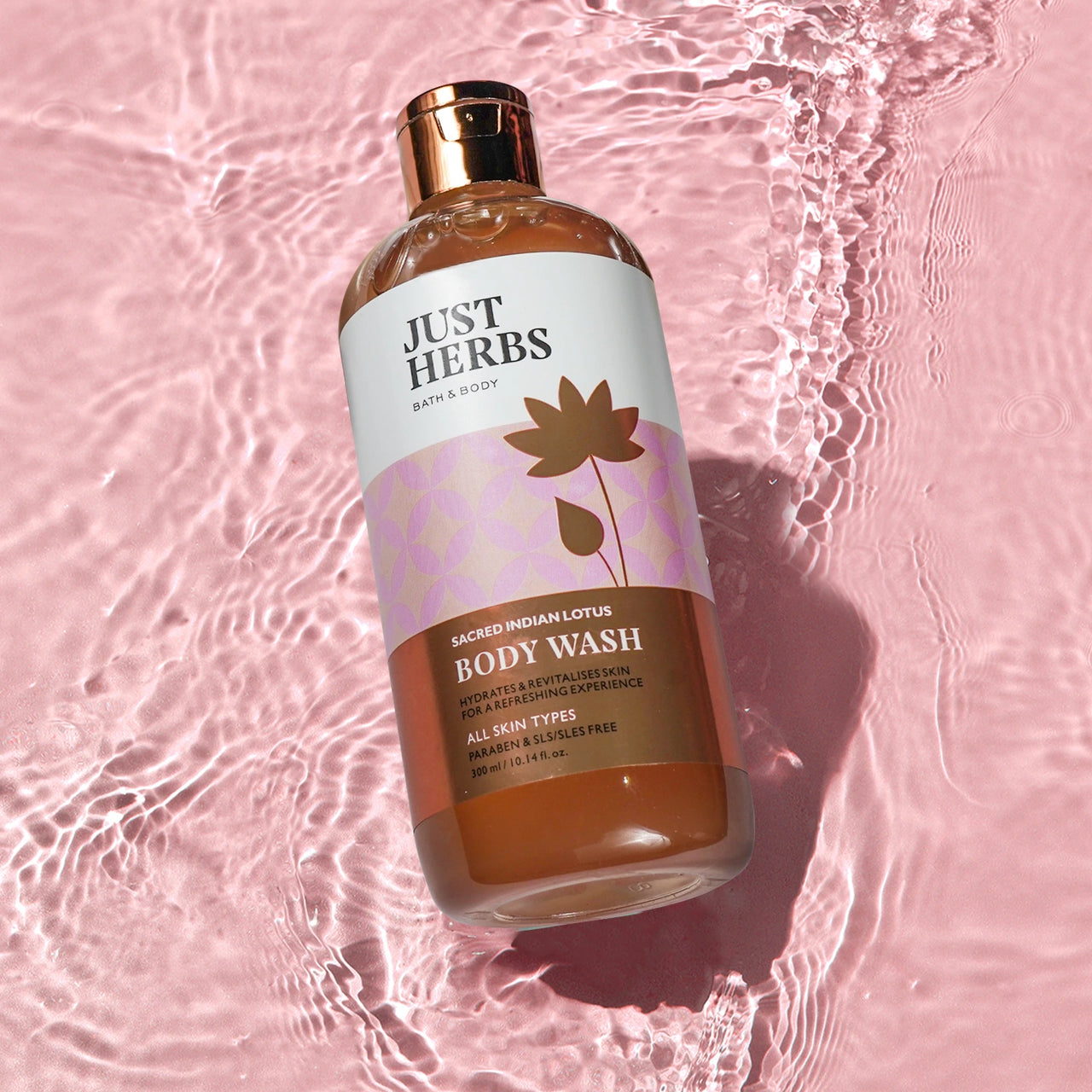 Sacred Indian Lotus Body Wash: 300 ml