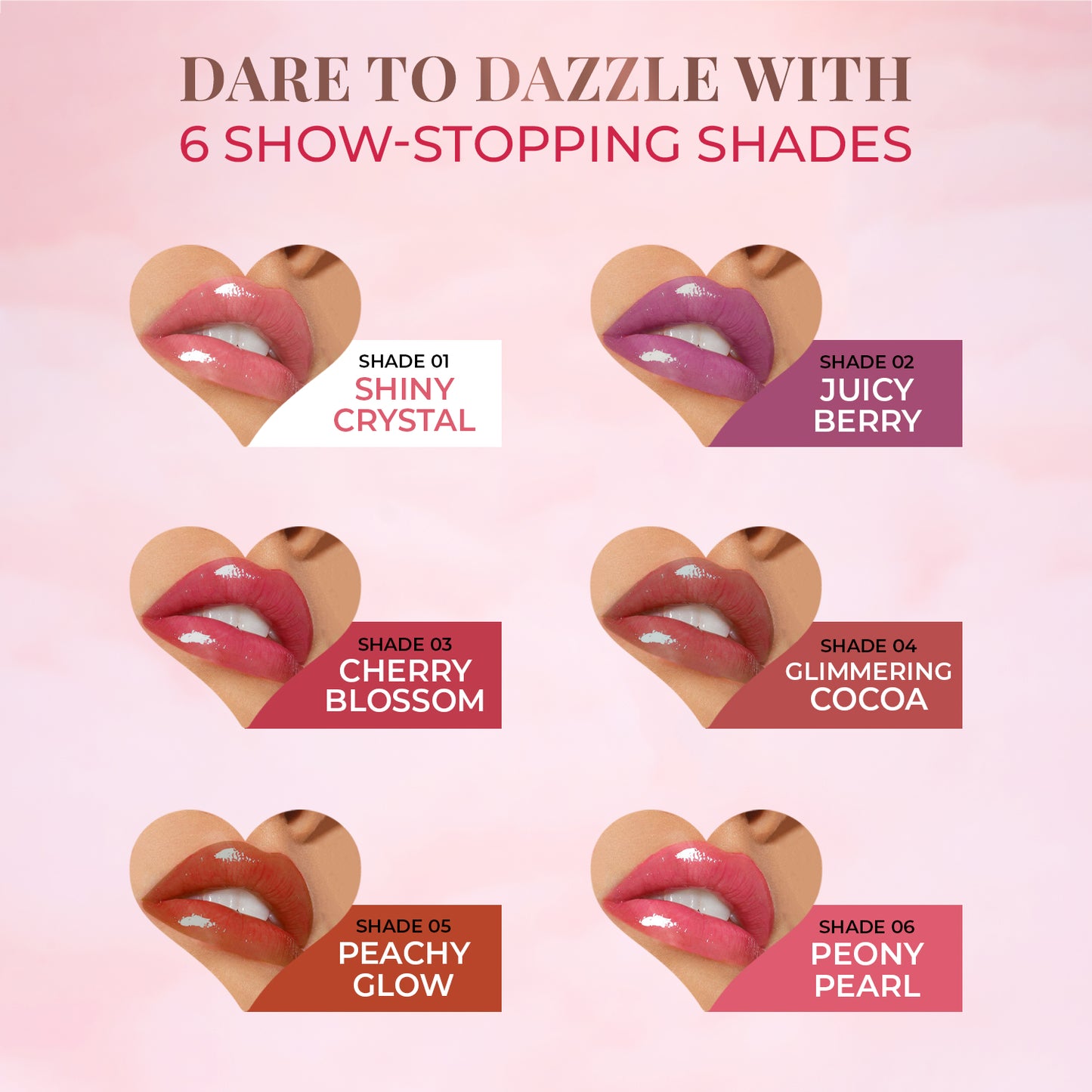 Serum-infused Lip Gloss with Mango Butter and Jojoba Oil