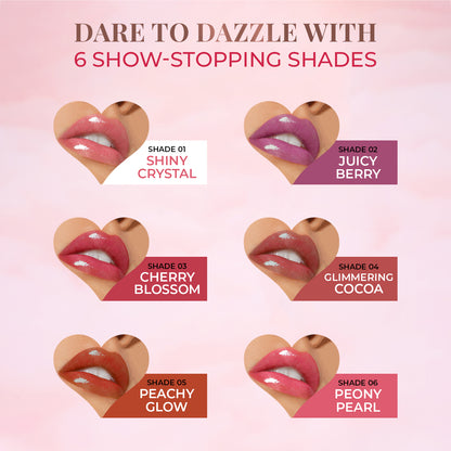 Serum-infused Lip Gloss with Mango Butter and Jojoba Oil