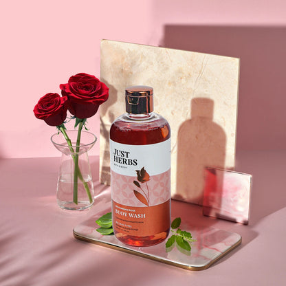Shatpatri Wild Indian Rose - Gentle Body Wash 300ml
