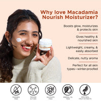 Thumbnail for Macadamia Nourish Moisturizer Skin Cream with SPF 50 PA+++ | Boosts glow, moisturizes skin