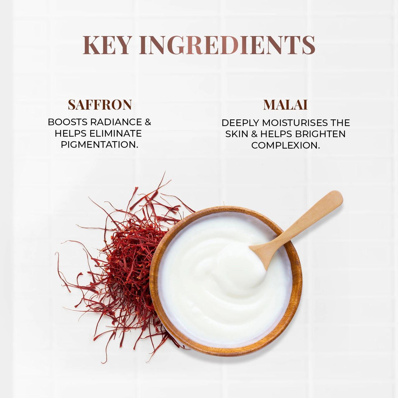 Hydrating Bathing Bar with Saffron and Malai
