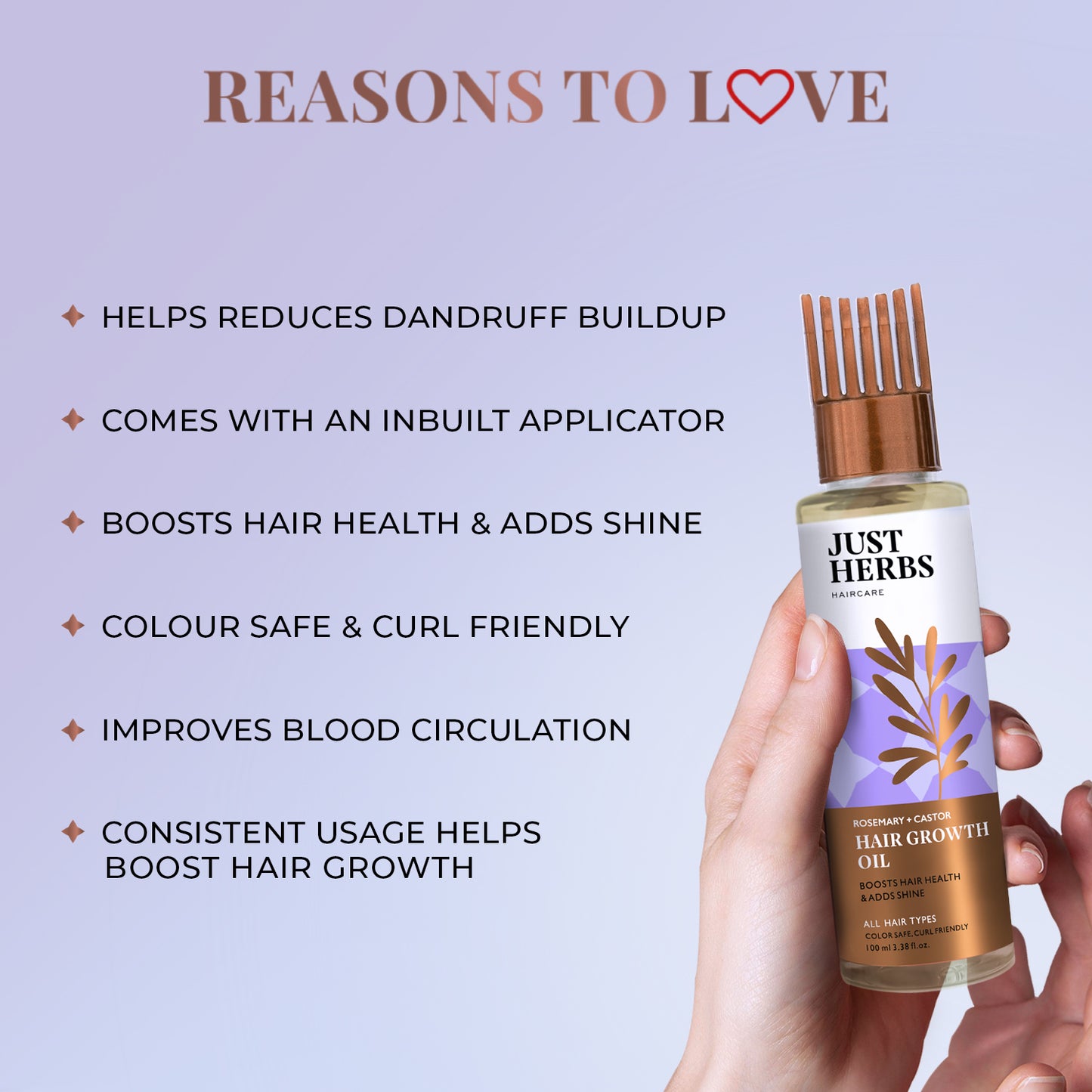 Hair Growth Oil  with Rosemary and Castor