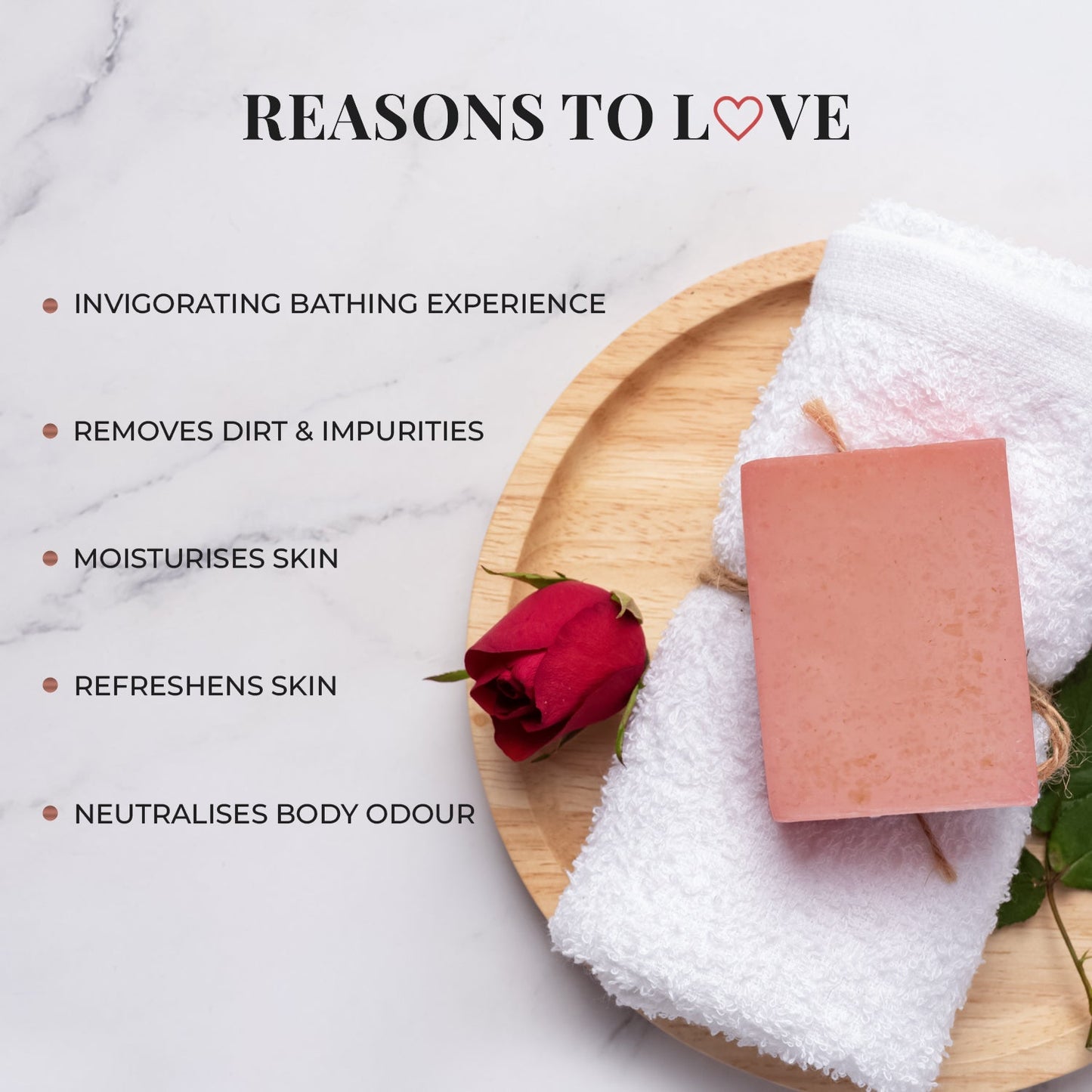 Wild Indian Rose Nourishing Handmade Bathing Bar:Pack of 1