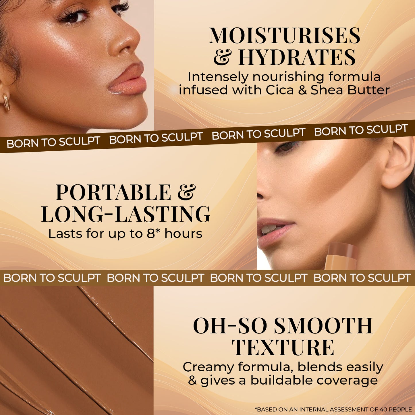 Born To Sculpt Stick with Shea Butter and Cica