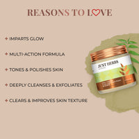 Thumbnail for 2 In 1 Dry Face Wash & Scrub with Neem and Chandan - Just Herbs