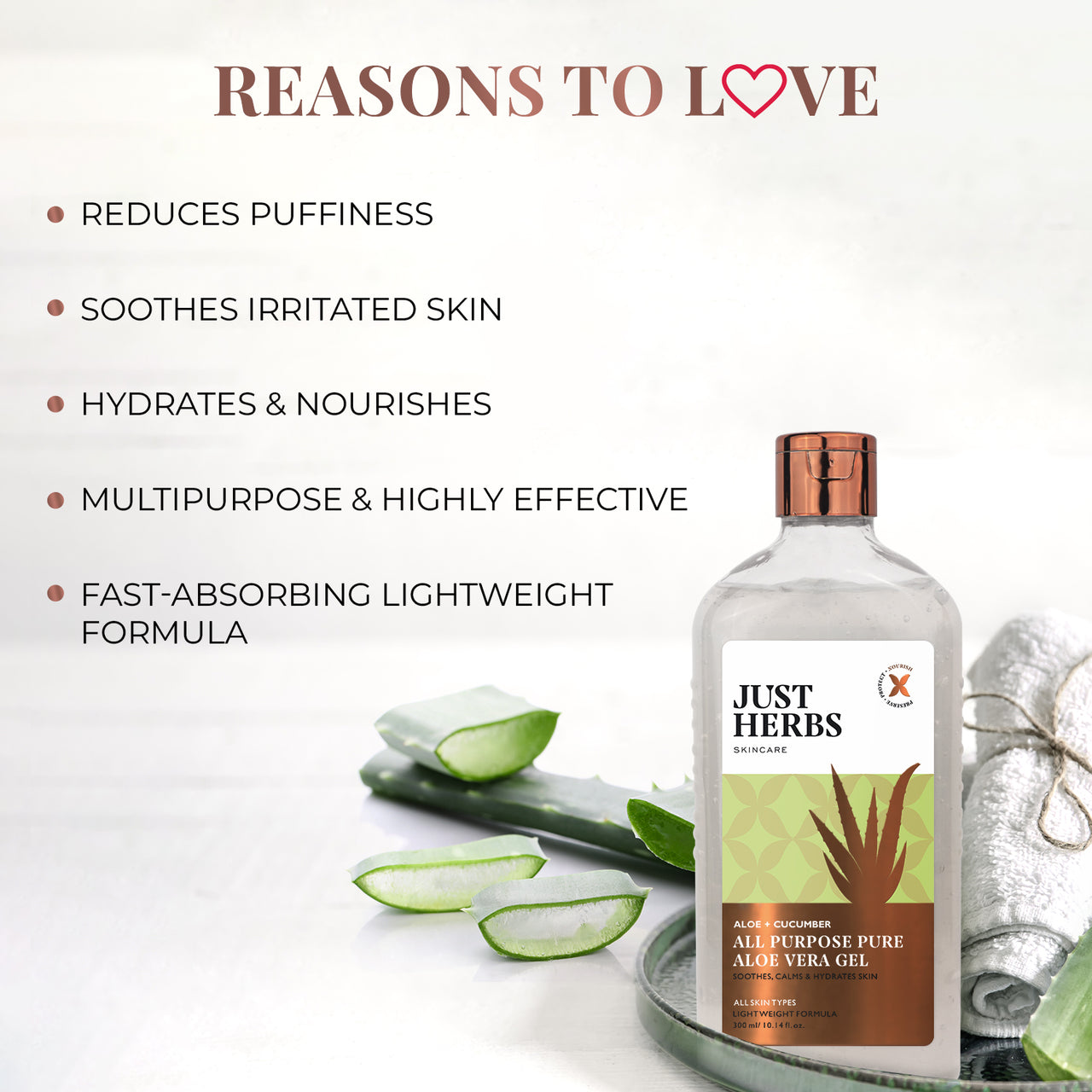 All Purpose Pure Aloe Vera Gel with Aloe & Cucumber