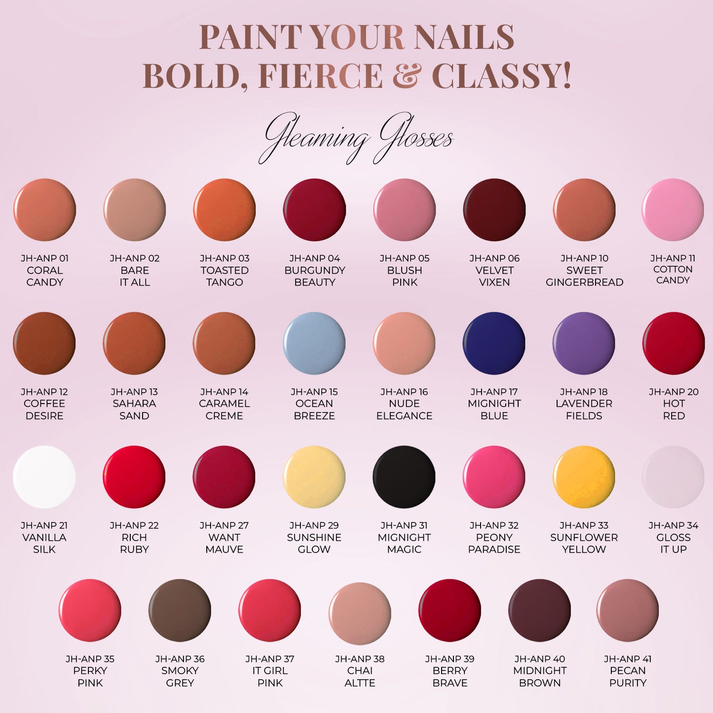 Fierce Fuchsia: Nail Paints | 12-Free Formula