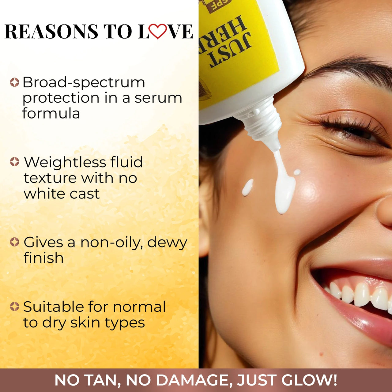 2-in-1 Serum Sunscreen with Sacred Lotus & Turmeric | SPF 50 PA++++