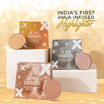 Lumi-glow Pressed Highlighter with Shea Butter and Amla