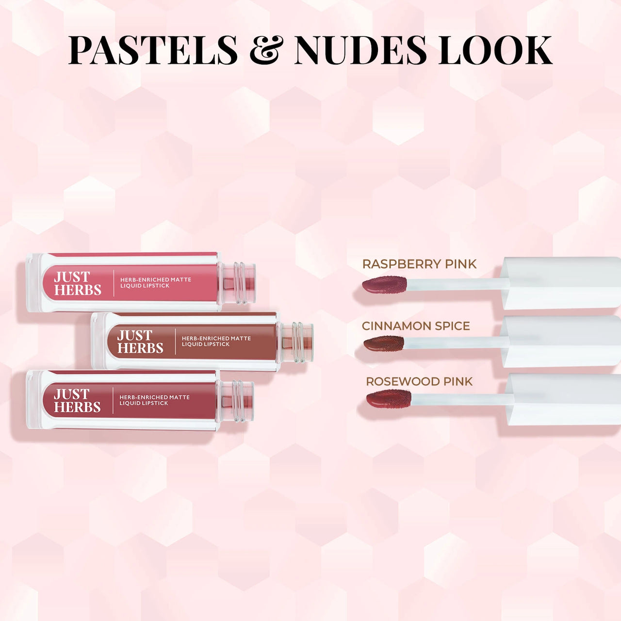 Pastels + Nudes Look FS (Shade Full Size LLS Nos.15,12,9)