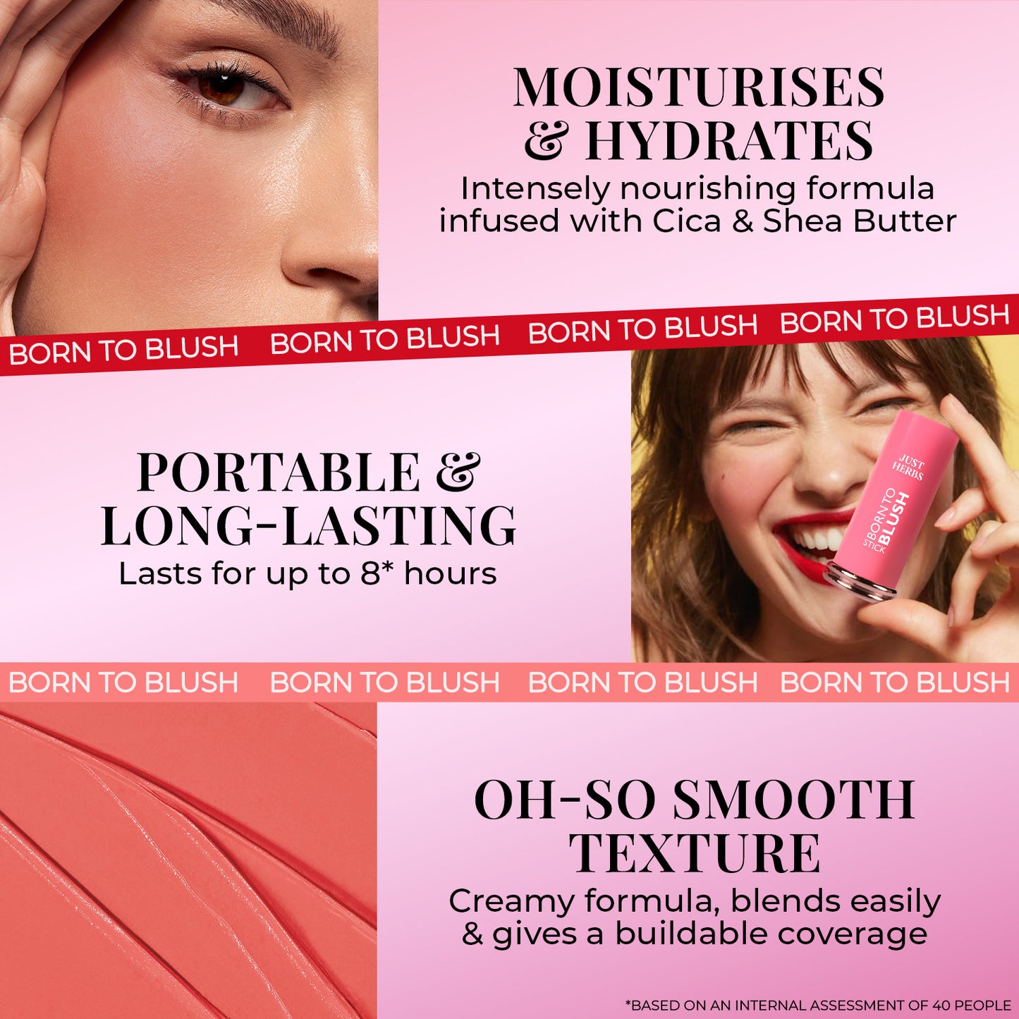 Born To Blush Stick with Shea Butter & Cica Red Hot