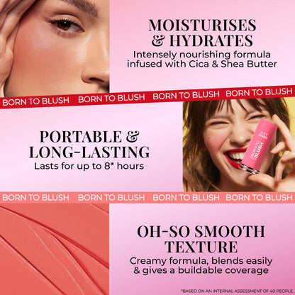 Born To Blush Stick with Shea Butter & Cica Red Hot