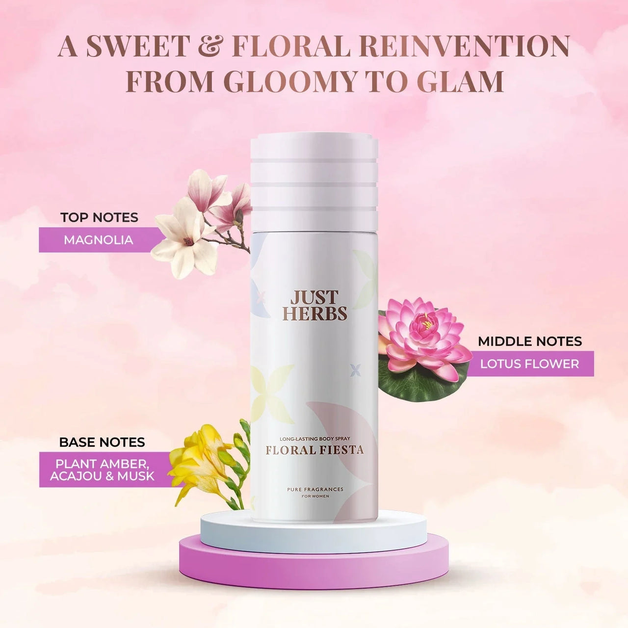 Long Lasting Luxury Deodorant Body Spray for Men and Women - Pack of 2