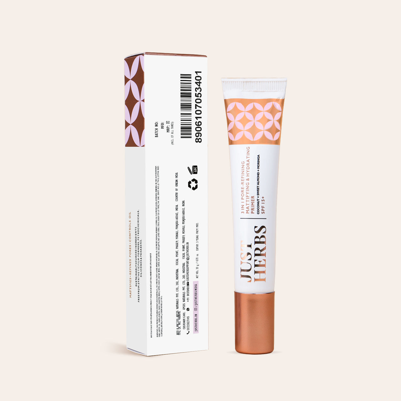 3 In 1 Pore-Refining, Mattifying & Hydrating Primer SPF 15+