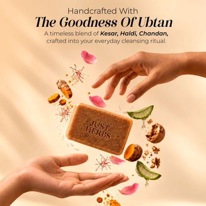 Golden Ubtan Exfoliating Detan Bar - Pack of 3
