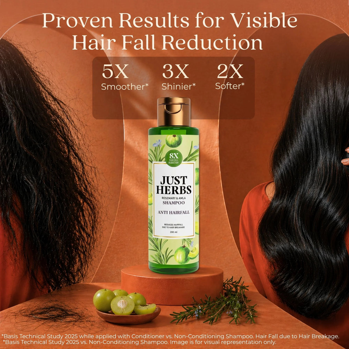 Anti Hairfall Shampoo | Rosemary, Amla & 12 Herbs 3