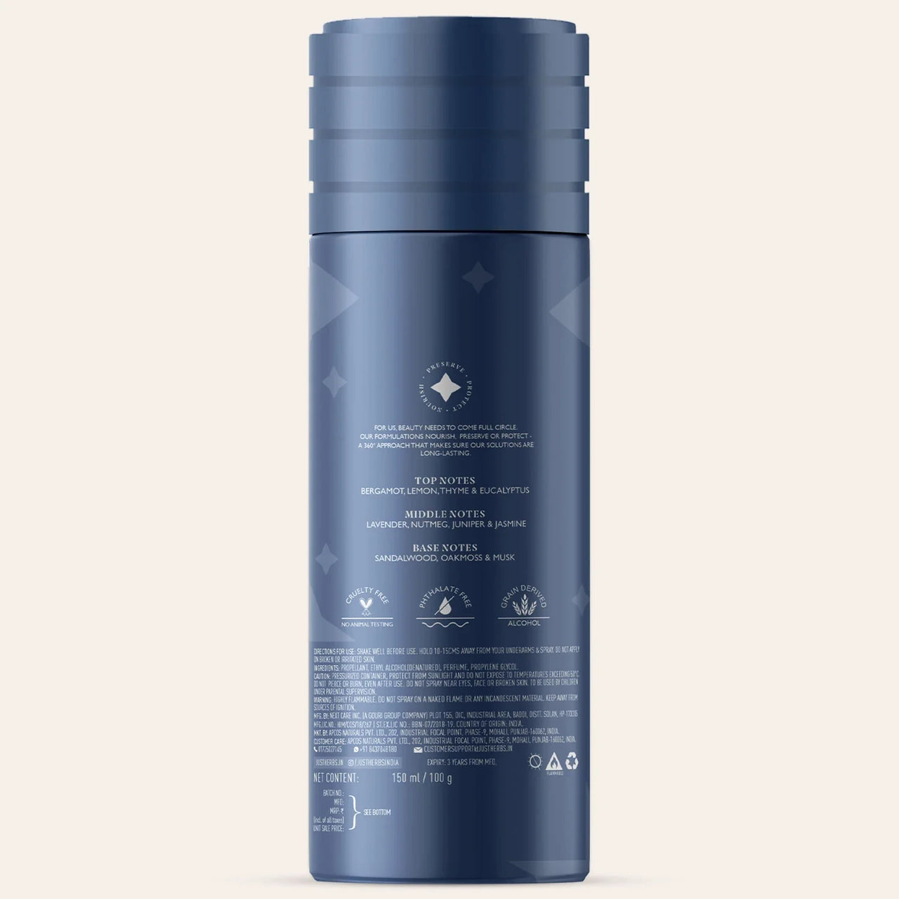 Long Lasting Luxury Deodorant Body Spray for Men and Women - Pack of 2