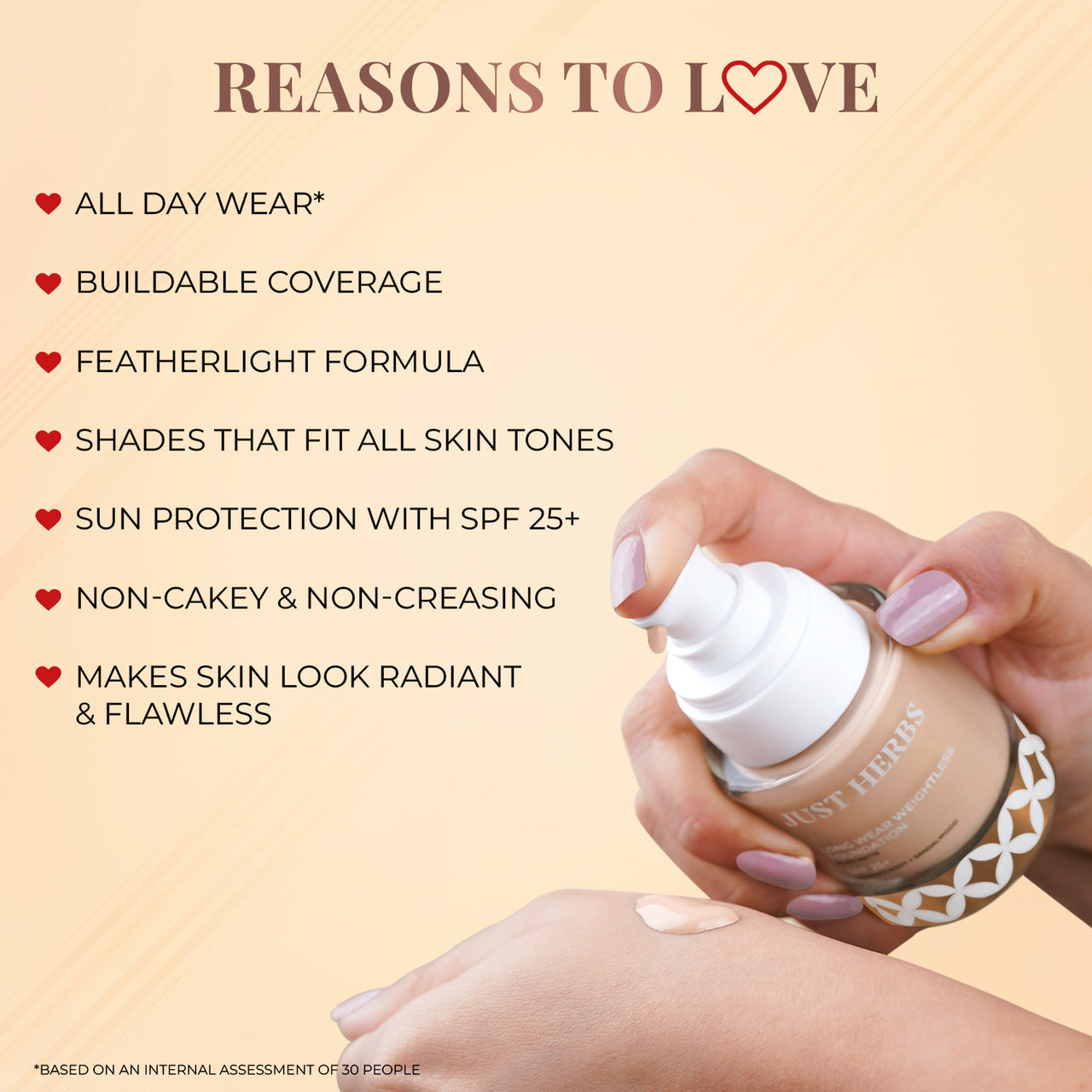 Almond: Long Wear Weightless Foundation with Liquorice Root & Sandalwood : 40 ml