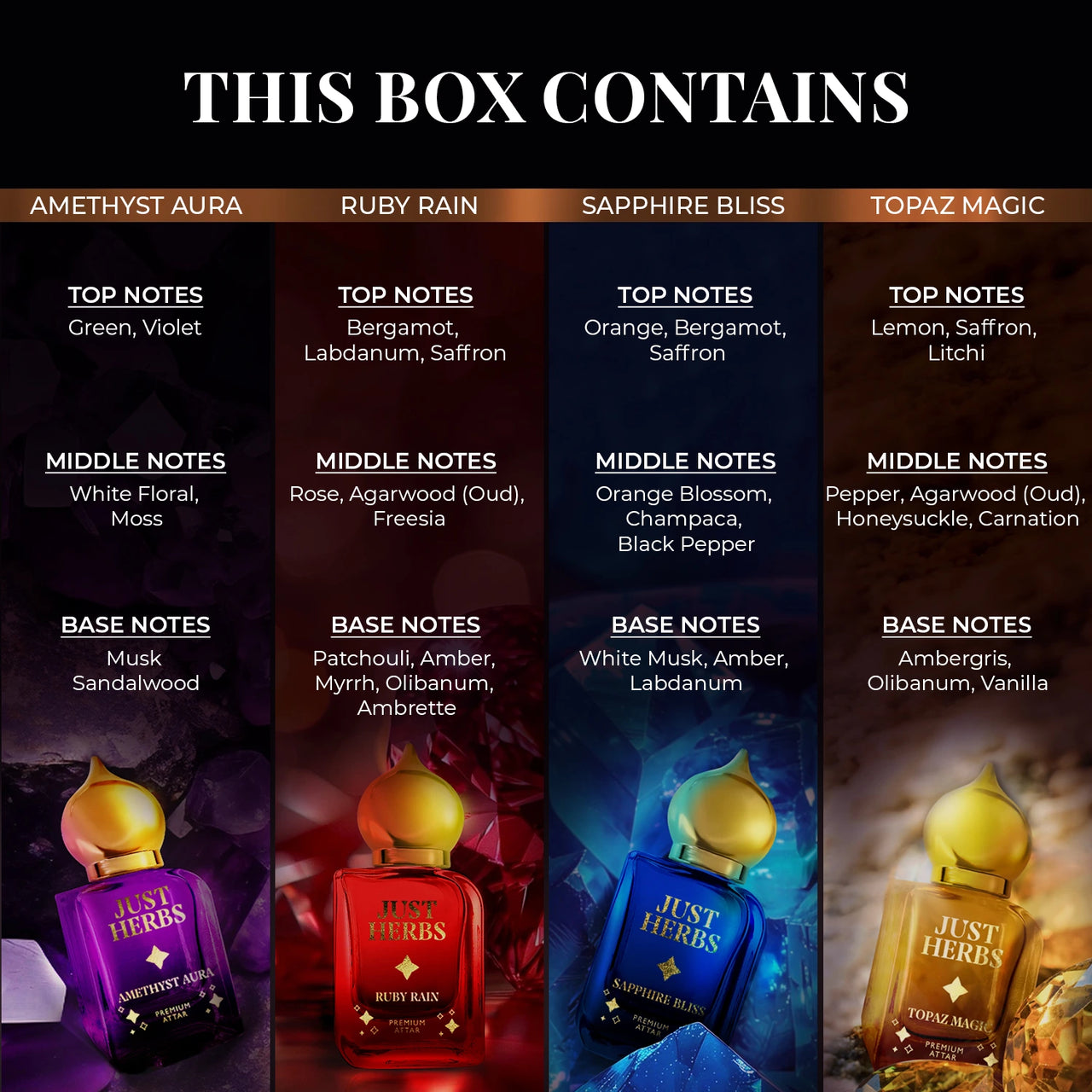 Just Herbs Timeless Attar Treasure