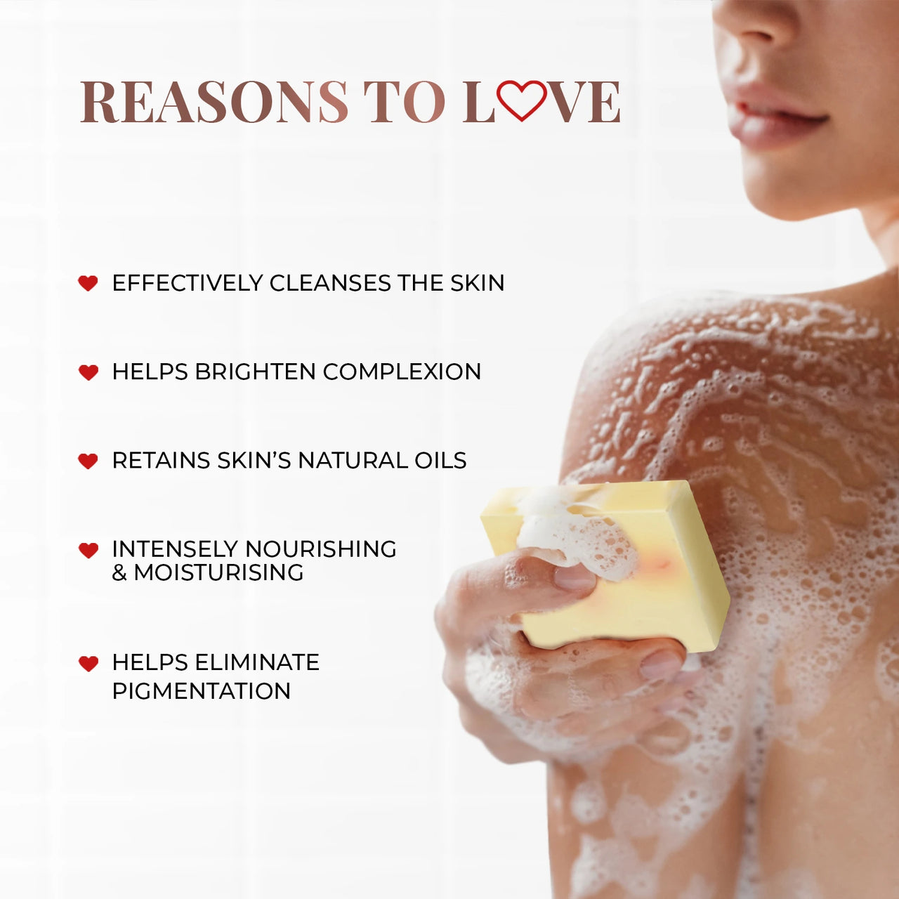 Hydrating Bathing Bar with Saffron and Malai