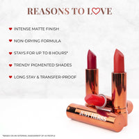Thumbnail for Long Stay Ultra Matte Lipstick with Shea Butter and Jojoba Oil 4 g